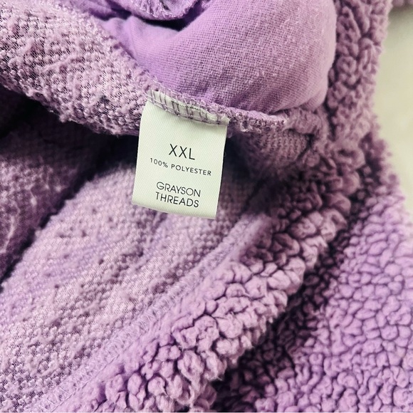 Grayson Threads Women XXL CARE BEARS Grumpy Bear Sherpa Full Zip Sweatshirt EUC - Picture 8 of 9